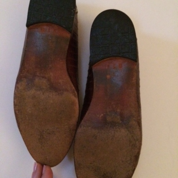 Genuine Crocodile Brown Tassel Loafers - Picture 7 of 7